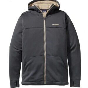 Patagonia Slopestyle Hoody / Jacket, Full Zip, Gray/Tan, Men’s XL